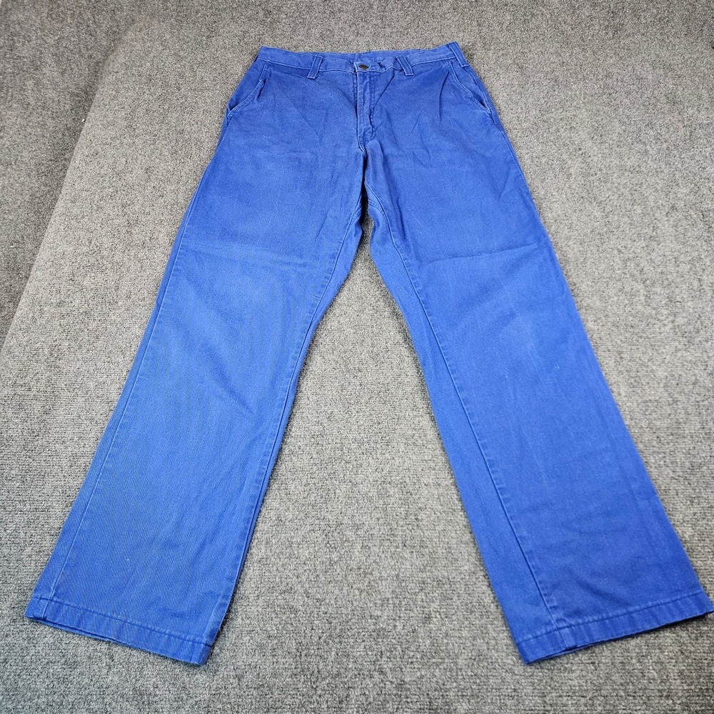Workrite FR Westex UltraSoft Royal Blue Flame Resistant Work Pants 33x32 431UT95